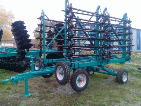 Зчіпка гідрофікована ЗГ-10 з шлейф боронами (12 рядів)