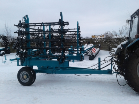 Зчіпка гідрофікована з шлей-боронами ЗГ-6