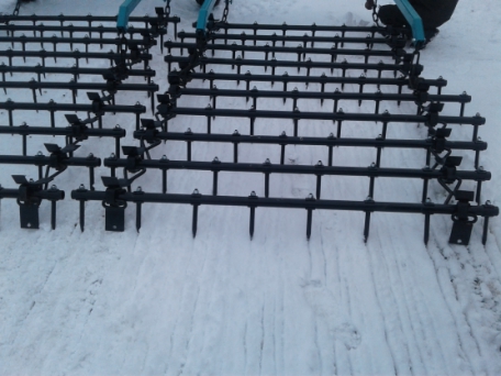 Зчіпка гідрофікована з шлей-боронами ЗГ-6