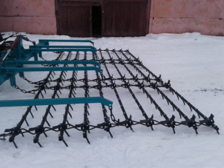 Зчіпка гідрофікована з шлей-боронами ЗГ-6